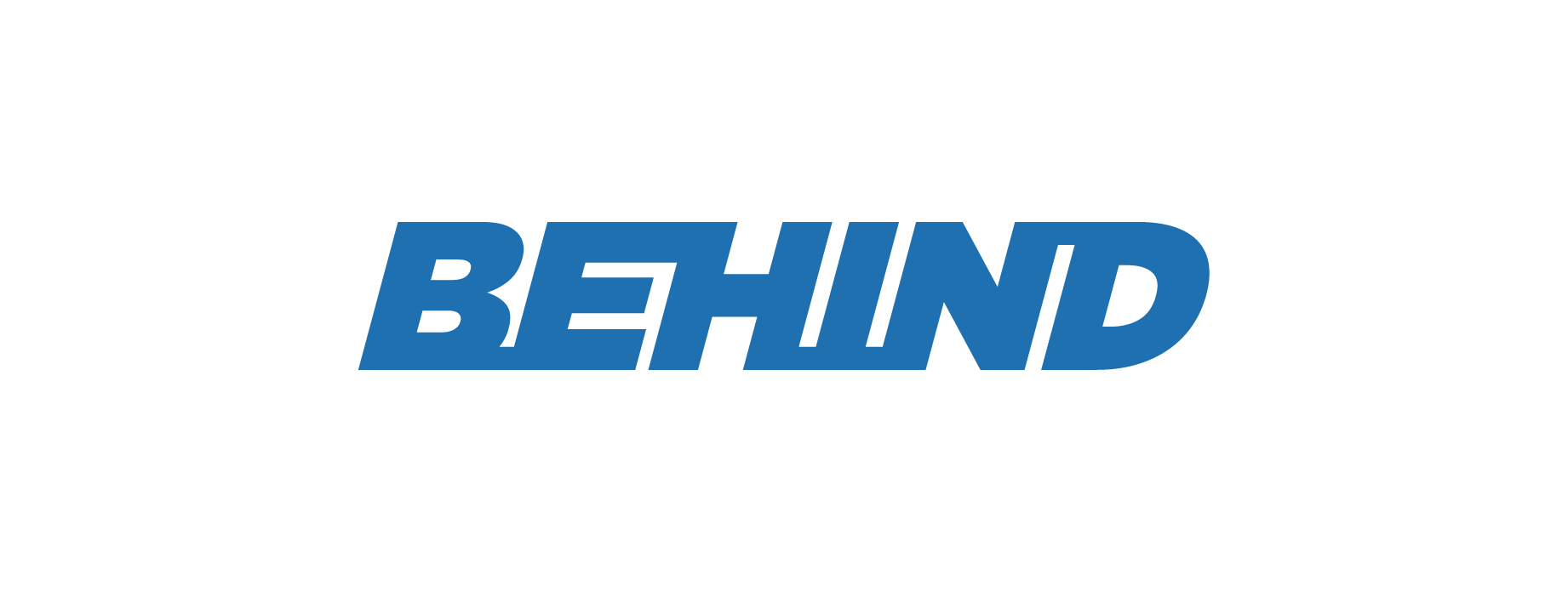 behind
